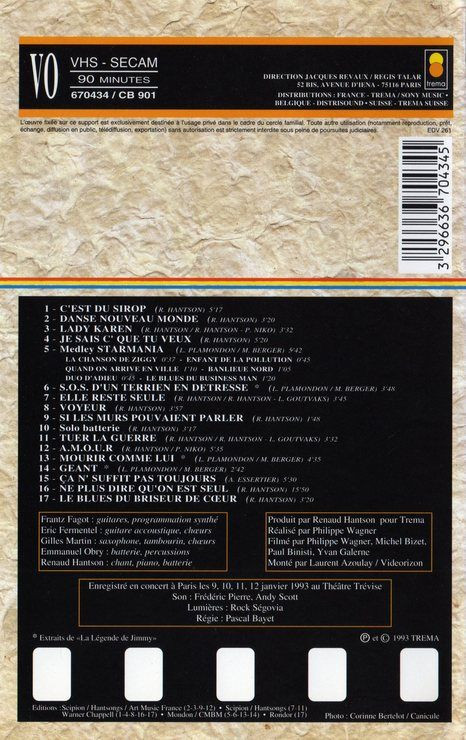 lataa albumi Renaud Hantson - Concert 93