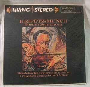 Heifetz, Munch, Boston Symphony – Mendelssohn - Concerto In E