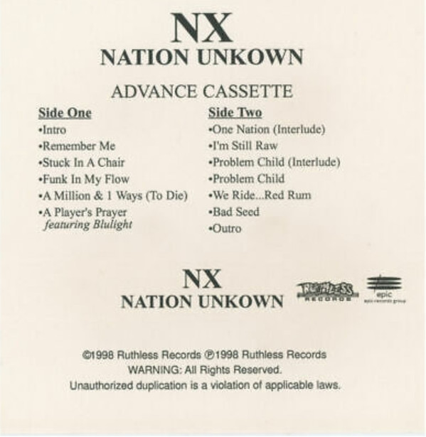ladda ner album NX - Nation Unknown