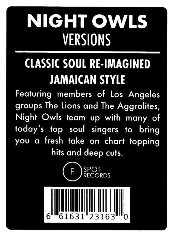 Night Owls - Versions | F Spot Records (FSPT-2003) - 7