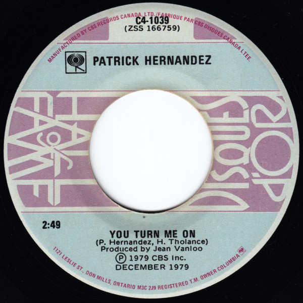 baixar álbum Patrick Hernandez - Born To Be Alive You Turn Me On
