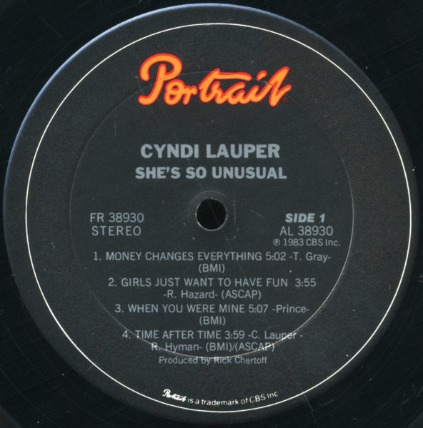 Cyndi Lauper - She's So Unusual | Portrait (FR 38930) - 3