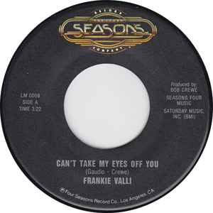 Frankie Valli – Can't Take My Eyes Off You / To Give (The Reason I 