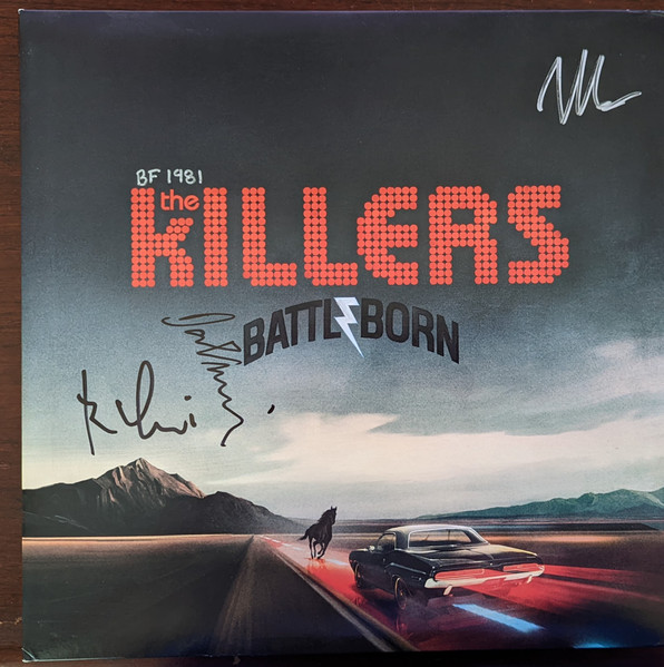 The Killers Battle Born Red Gram Signed Vinyl Discogs