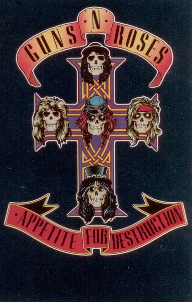 Guns N' Roses – Appetite For Destruction (1987, Dolby HX Pro, B 