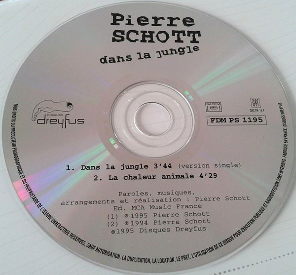 lataa albumi Pierre Schott - Dans La Jungle Version Single