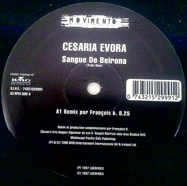 Cesaria Evora – Sangue De Beirona (Remixes By Joe Claussell 