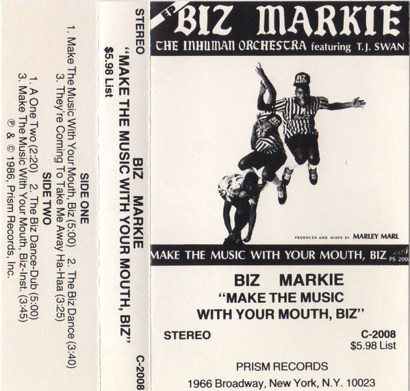 Biz Markie – Make The Music With Your Mouth, Biz (1986, Vinyl ...