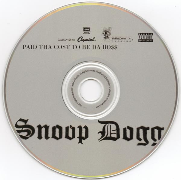 Snoop Dogg – Paid Tha Cost To Be Da Bo
 (2002, Gatefold, Vinyl