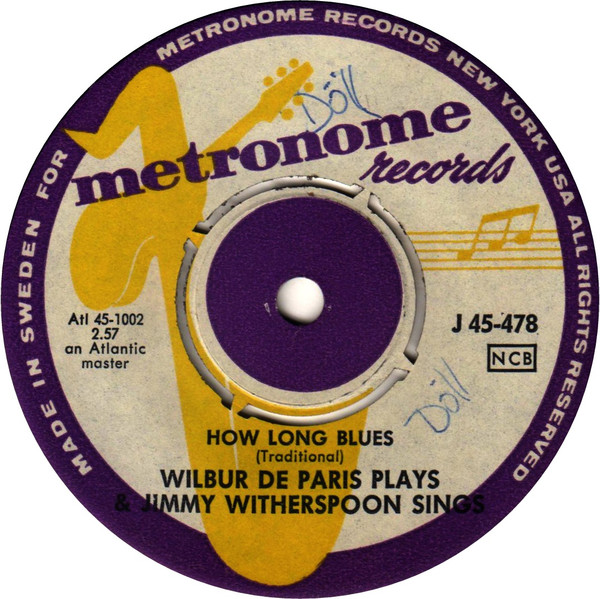 Album herunterladen Wilbur De Paris Jimmy Witherspoon - Wilbur De Paris Plays Jimmy Witherspoon Sings