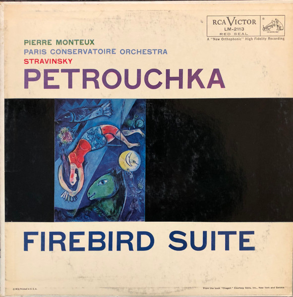 Monteux & Paris Conservatoire Orchestra & Stravinsky – Petrouchka /  Firebird Suite (1957, Plum Label, Vinyl) - Discogs