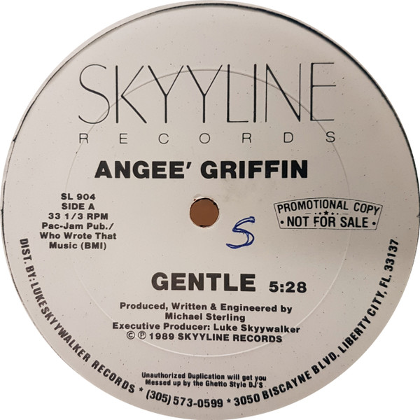 Angeé Griffin – Gentle (1989, Vinyl) - Discogs