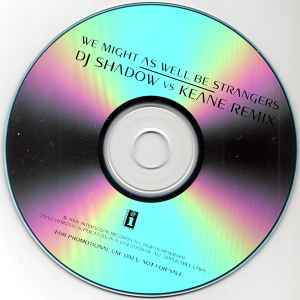 DJ Shadow - We Might As Well Be Strangers (Remix) album cover