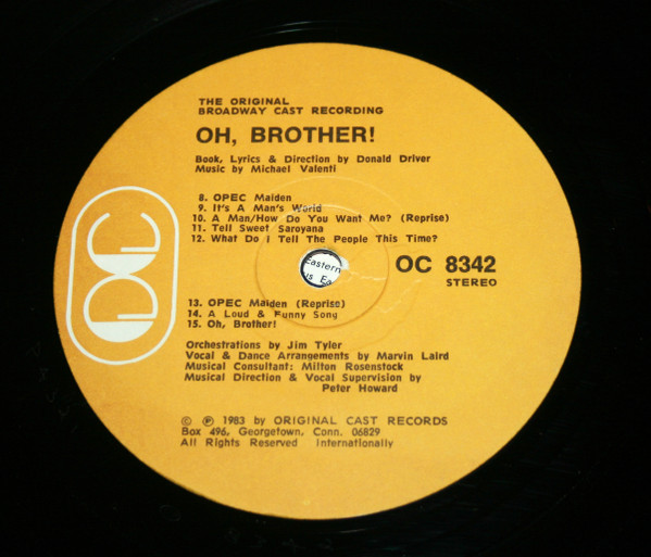 last ned album Donald Driver, Michael Valenti - Oh Brother