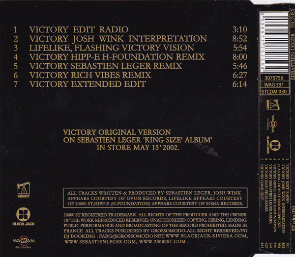 descargar álbum Sébastien Léger - Victory Remixes