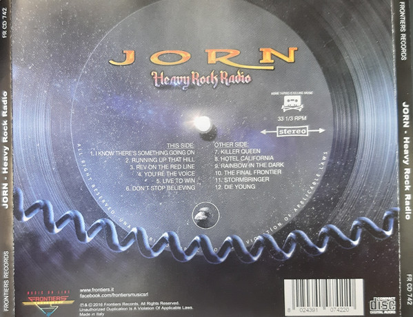 interior Contrato Se convierte en Jorn – Heavy Rock Radio (2016, CD) - Discogs