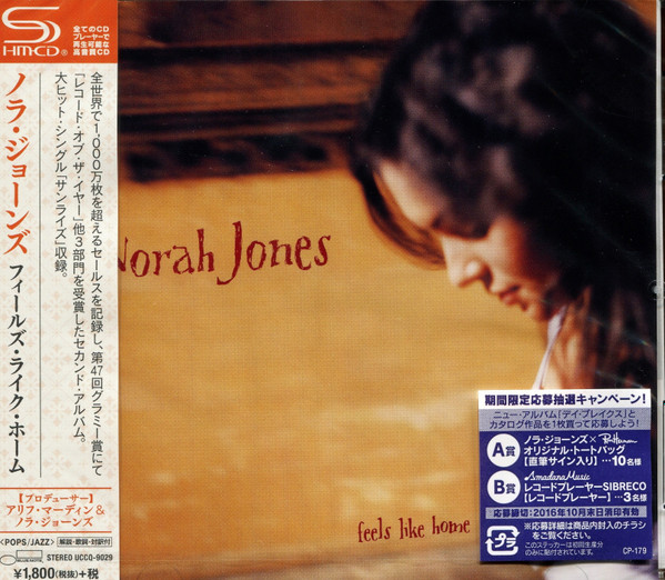 Norah Jones = ノラ・ジョーンズ – Feels Like Home = フィールズ 