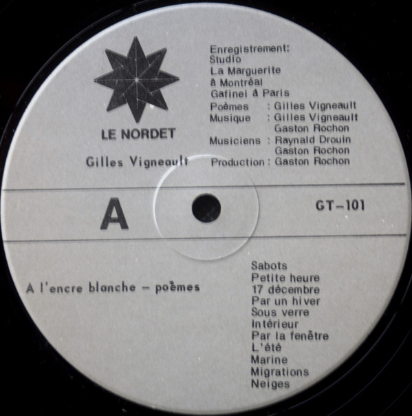 ladda ner album Gilles Vigneault, Hugh John Barrett - A LEncre Blanche