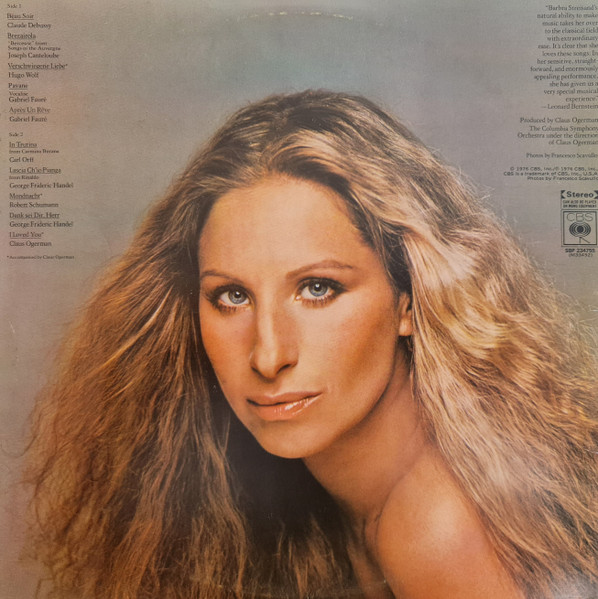 Barbra Streisand – Classical ... Barbra (1976, Gatefold, Vinyl ...