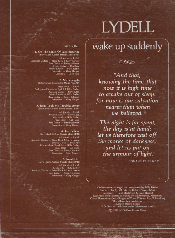 descargar álbum Lydell - Wake Up Suddenly