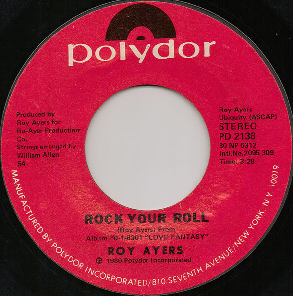 Roy Ayers – Rock Your Roll (1980, Vinyl) - Discogs