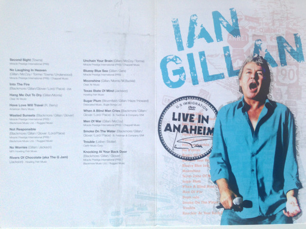 Ian Gillan – Live In Anaheim (2008, DVD) - Discogs