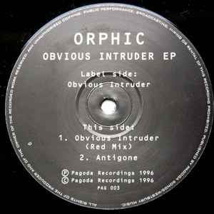 Orphic - Obvious Intruder EP