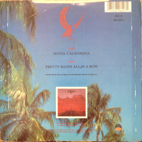 Eagles – Hotel California (1988, Vinyl) - Discogs