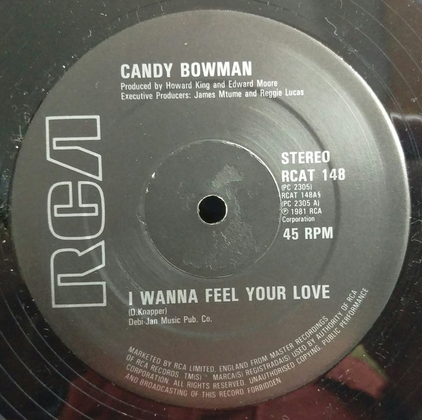 Candy Bowman – I Wanna Feel Your Love (1981, Vinyl) - Discogs