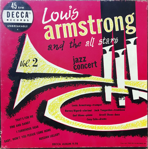 Louis Armstrong And His All-Stars – European Concert Recordings By