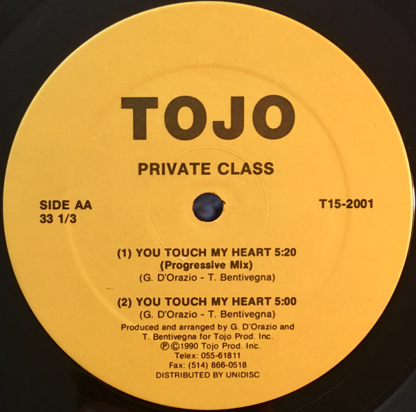 baixar álbum Private Class - You Touch My Heart