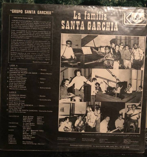last ned album La Familia Santa Garchia - Grupo Santagarchia
