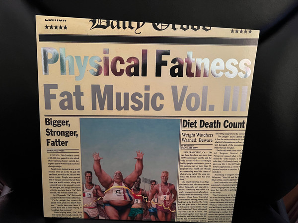 Physical Fatness - Fat Music Vol. III (2022, Silver/Yellow Spiral 