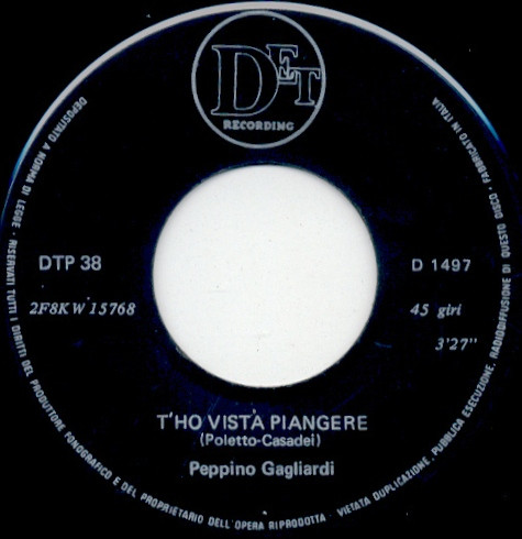 lataa albumi Peppino Gagliardi - THo Vista Piangere