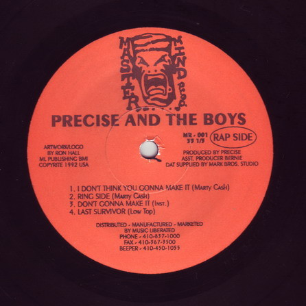 Precise And The Boys – Precise And The Boys (1992, Vinyl) - Discogs