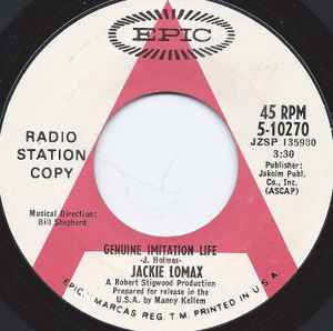 Jackie Lomax - Genuine Imitation Life album cover