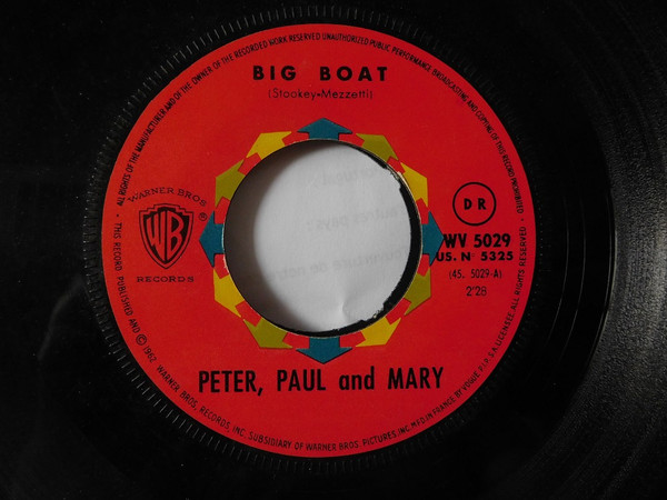 Peter Paul And Mary Big Boat Tiny Sparrow Releases Discogs