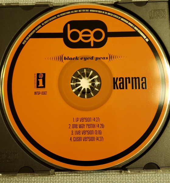 Black Eyed Peas : Karma (LP, clean, inst, acapella, live)/One Way