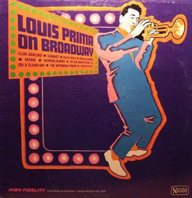 1961 Louis Prima Blue Moon Vinyl LP Mono 