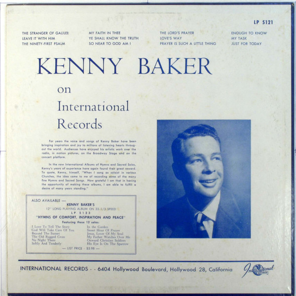 baixar álbum Kenny Baker - The Stranger Of Galiee