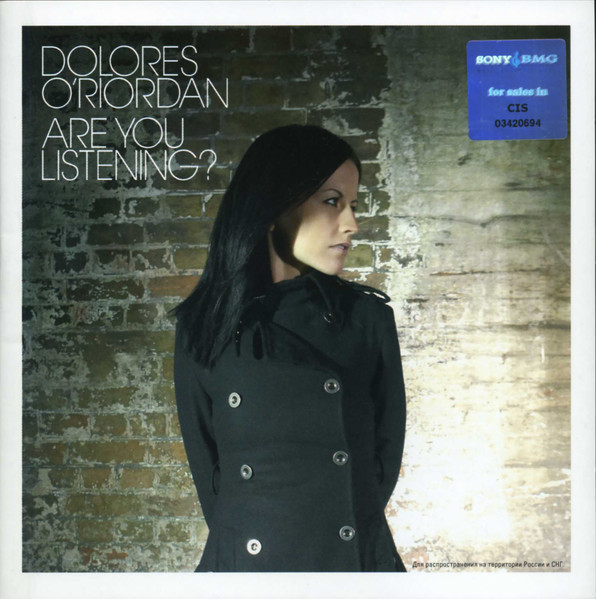 Dolores O Riordan Are You Listening 2007 CD Discogs