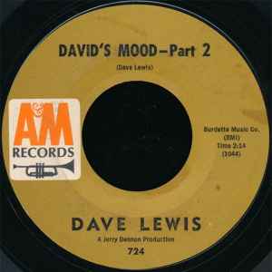Dave Lewis (4) - David's Mood Part 2 / David's Mood Part 3 album cover