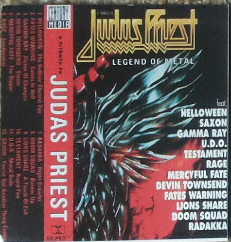 A Tribute to JUDAS PRIEST legends of Metal CD. Saxon, Mercyful Fate, Fates  Warning, Gamma Ray, etc. - Yperano Records, judas priest cd 