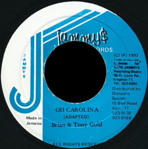 Brian & Tony Gold – Oh Carolina (1993, Vinyl) - Discogs