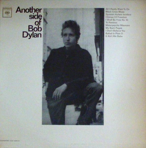 Bob Dylan – Another Side Of Bob Dylan (1964, Vinyl) - Discogs