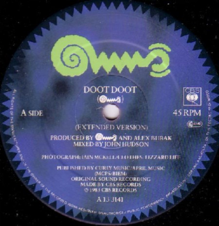 Freur - Doot-Doot (Special Extended 12" Mix) | CBS (A13 3141) - 2