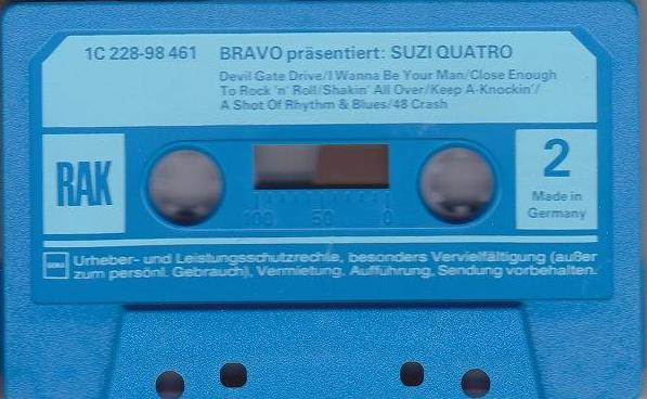 ladda ner album Suzi Quatro - BRAVO Präsentiert Suzi Quatro