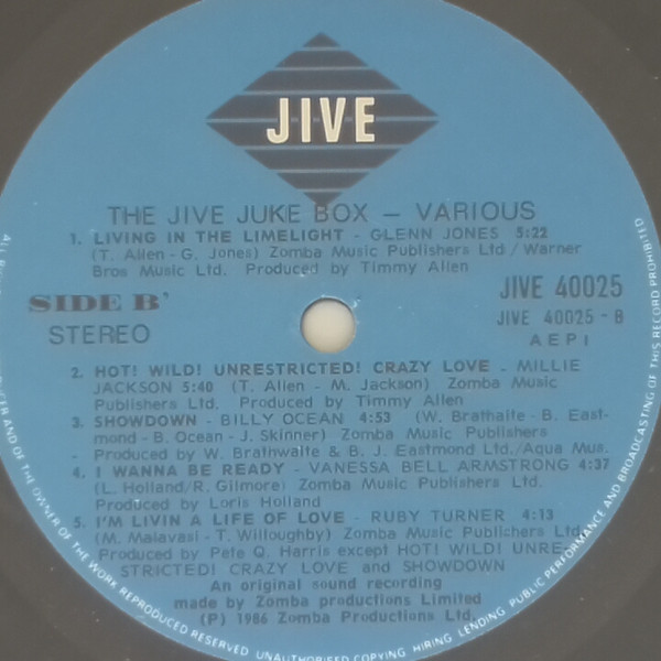 ladda ner album Various - The Jive Juke Box