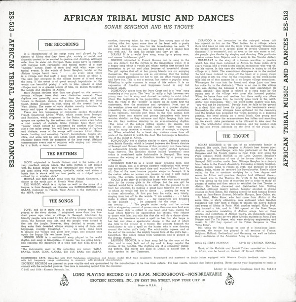 ladda ner album Sonar Senghor Ak Sicco Yi - African Tribal Music And Dances