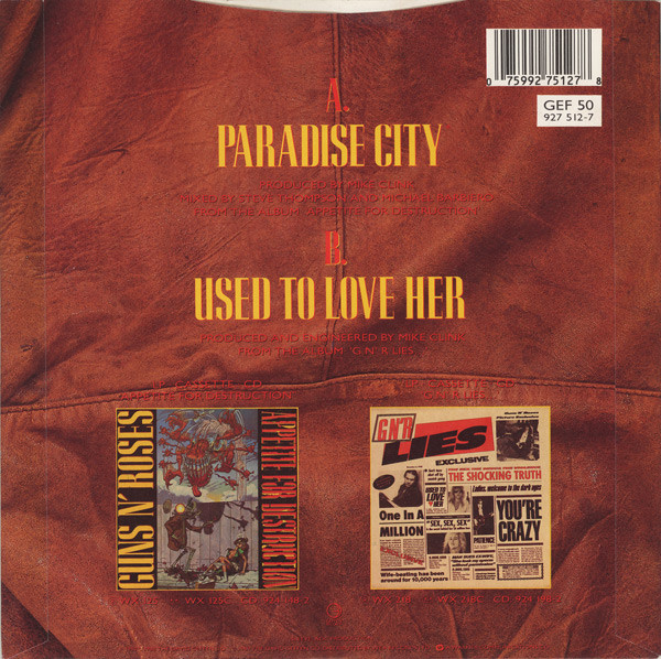 télécharger l'album Guns N' Roses - Paradise City